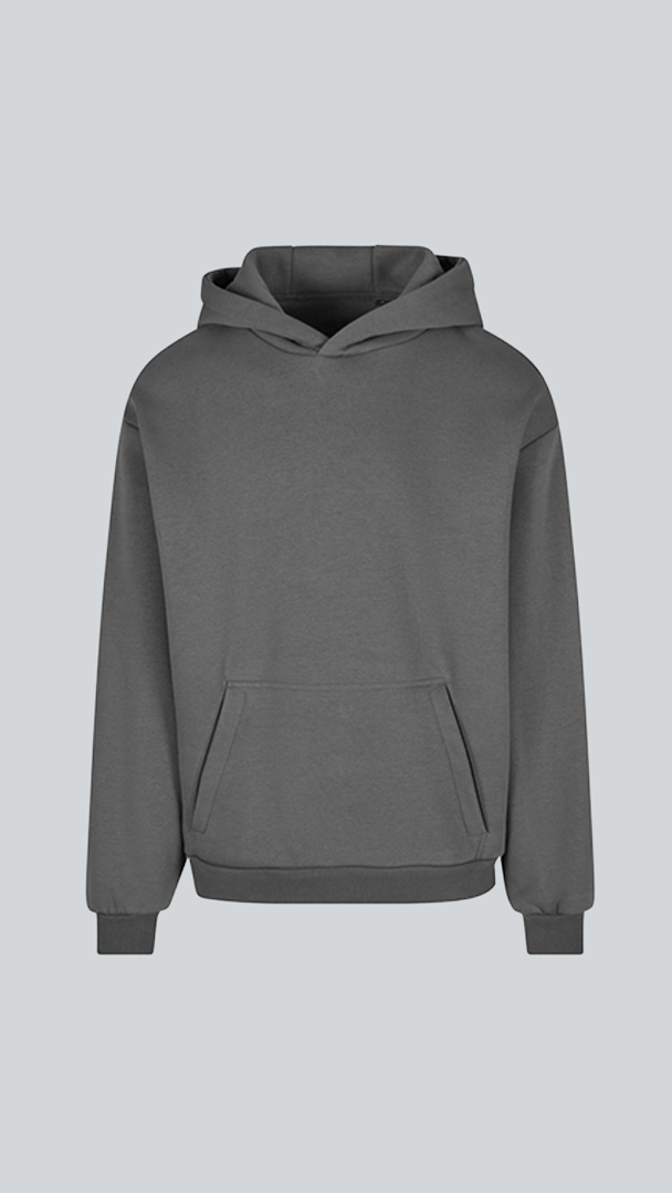 Oversize Hoodie, Charcoal