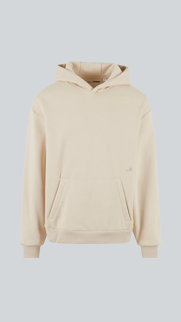 Oversize Hoodie, Cream