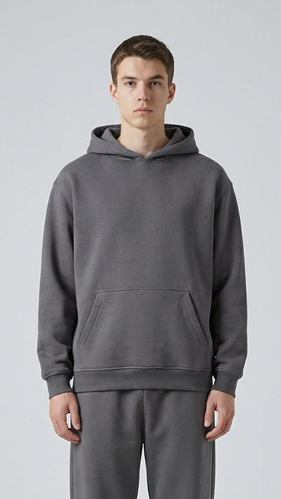 Oversize Hoodie, Charcoal