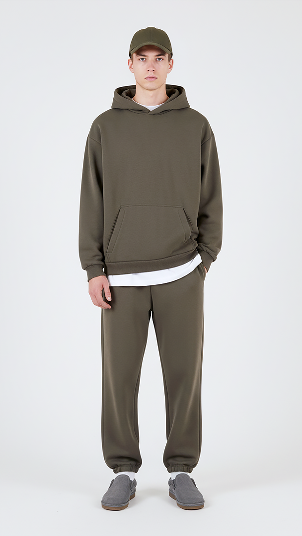 Oversize Hoodie, Rosemary Green