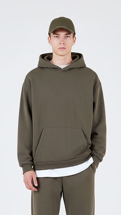 Oversize Hoodie, Rosemary Green