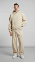 Cream Hoodie & Trousers co-ord set