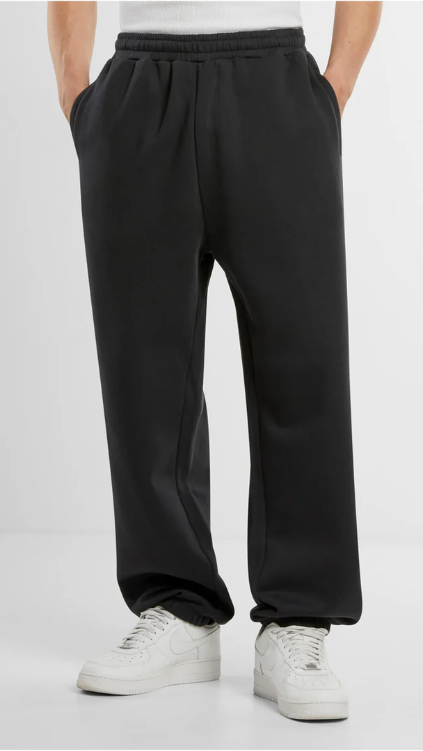 Relaxed Sweatpants, Black