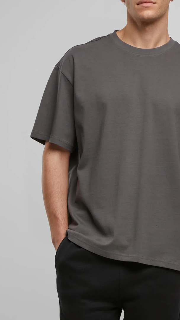 Oversize T-Shirt, Charcoal