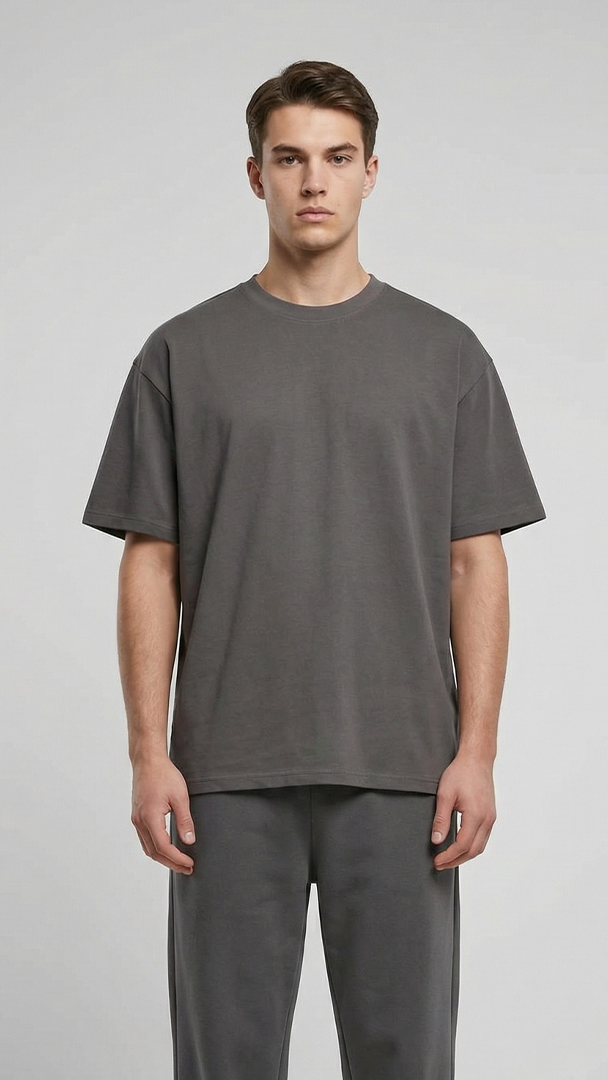 Oversize T-Shirt, Charcoal