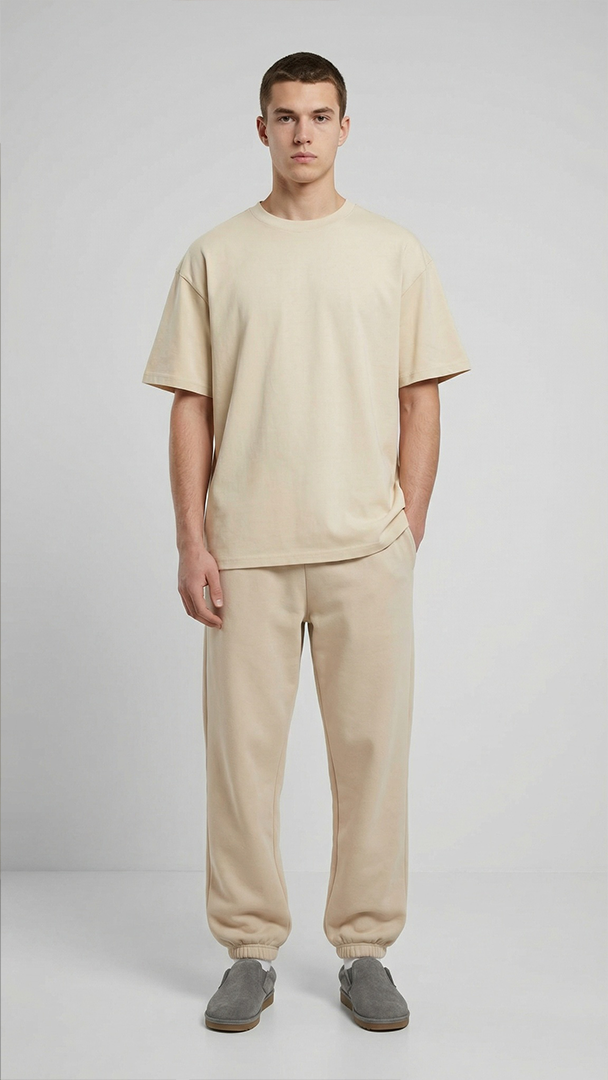 Oversize T-Shirt, Cream