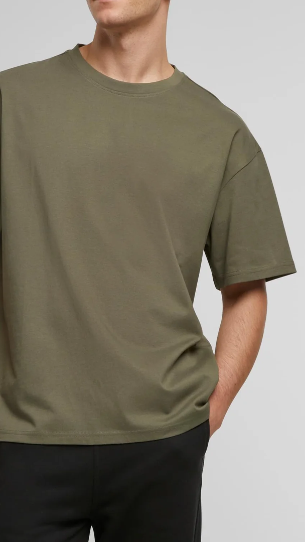 Oversize T-Shirt, Rosemary Green
