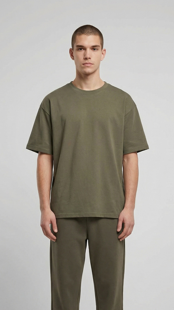 Oversize T-Shirt, Rosemary Green